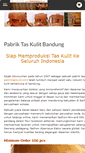 Mobile Screenshot of pabriktaskulit.com